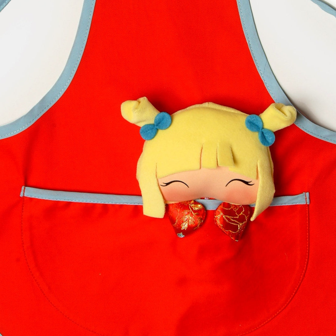 KUMIS Asako Red Kids' Apron