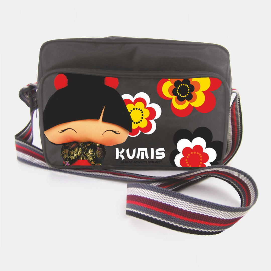 Bolso Bandolera KUMIS Ketemeto GRIS