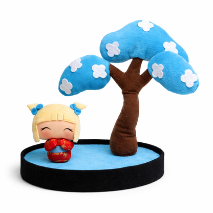 KUMIS Asako Blue Bonsai Decoration