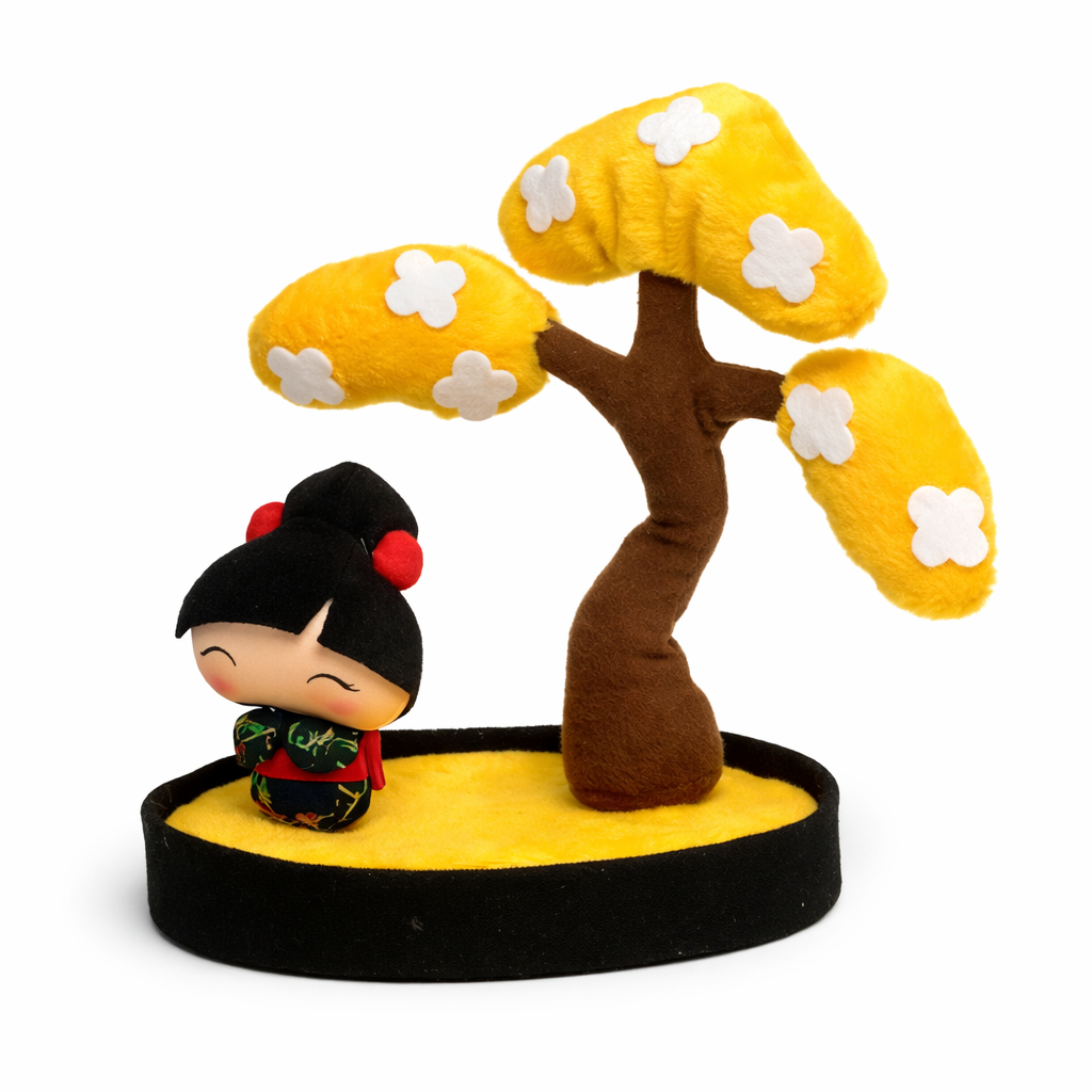 KUMIS Ketemeto Yellow Bonsai Decoration