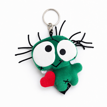 Zombie plush keychain BRAIN DAMAGE Monstrus® collection