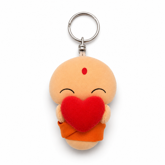 LLAVERO Monje Budista MESOBO con corazón Colección KUMIS®