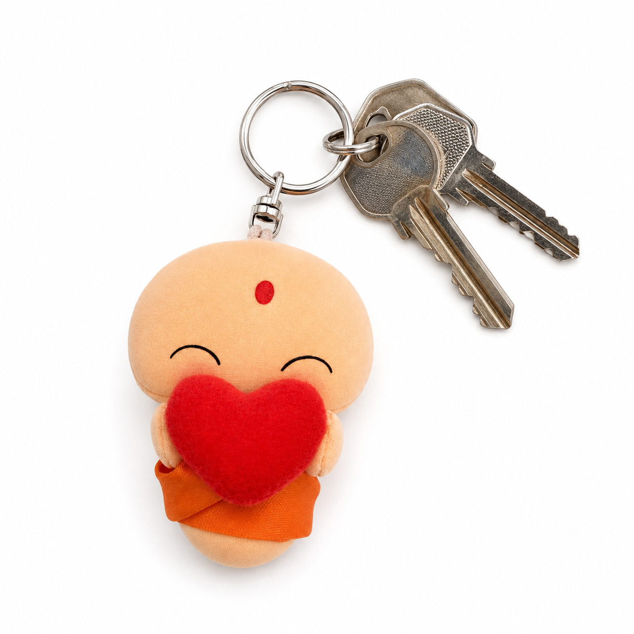 LLAVERO Monje Budista MESOBO con corazón Colección KUMIS®